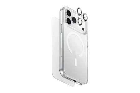 Uniq Apple iPhone 18 Pro Max Clearvue Essential (60W Kablo Dahil) Magsafe 4in1 Set Kapak - Şeffaf