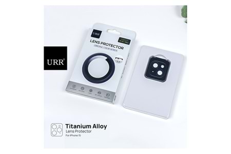 URR Apple iPhone 13 Pro Max Titanium Alloy AR Kamera Lens Koruyucu