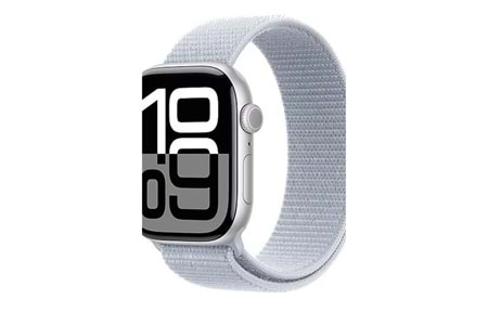 Apple Watch Series 10 GPS 46 mm Sıfır 24 Ay Garantili Gümüş Rengi Alüminyum Kasa (MWWM3TU/A)