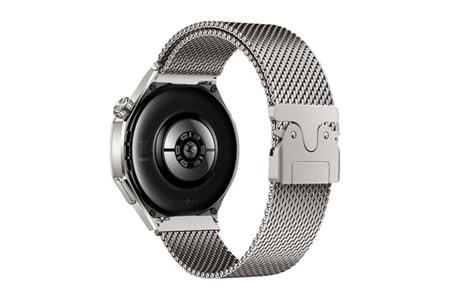 Huawei Watch Fit 3 22mm Zore KRD-25 Metal Hasır Kordon Mıktanıslı