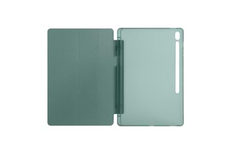 Galaxy Tab S10 FE Plus Kılıf Zore Tri Folding Kalem Bölmeli Standlı Kılıf