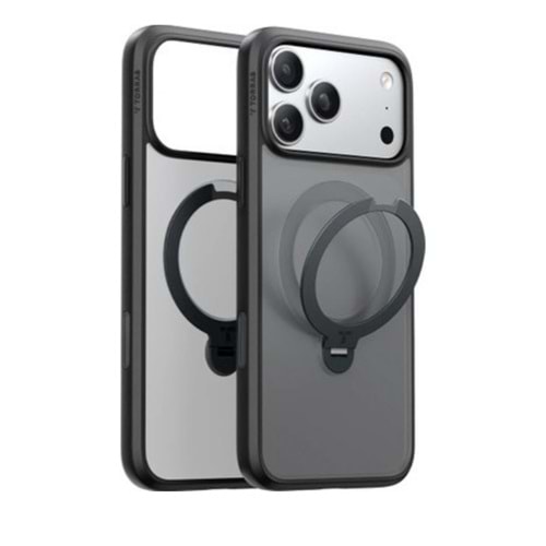 Torras Apple iPhone 17 Pro Max O Stand Spin Air Serisi Magsafe Kılıf