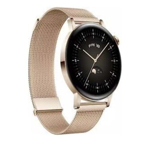 HUAWEI WATCH GT3 42MM ELEGANT GOLD 12 AY GARANTİLİ TEŞHİR (Ekran Yanığı Var)