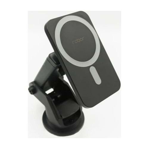ROBOR R300 ARAÇ İÇİ TUTUCU-WIRELESS CHARGER SİYAH