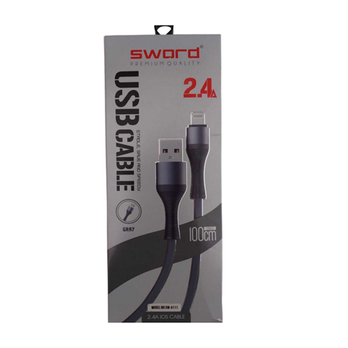 SWORD KABLO SW-M111 MICRO 2.4A 1M GRİ SIFIR