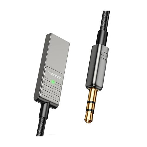 Mcdodo CA-8700 Bluetooth Alıcı Aux Dönüştürücü Wireless Araç Kiti-Gri