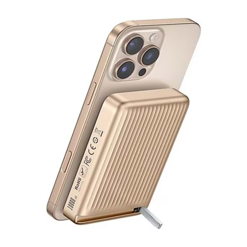 Mcdodo MC-7812 Çöl Titanyum 10000 mAh Hızlı Şarj Kablosuz Powerbank