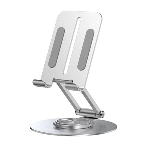 Earldom EH283 360 Derece Ayarlanabilir Katlanabilir Metal Masaüstü Telefon Tutucu