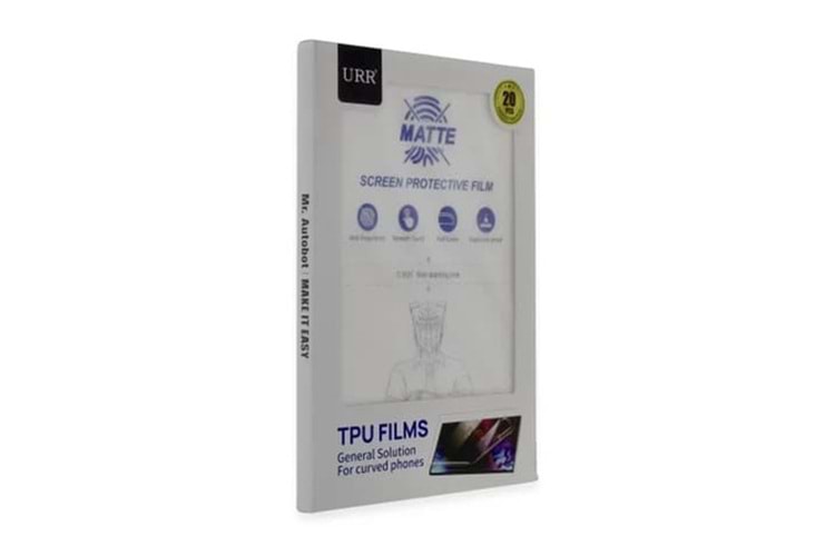 Urr Makine HD Seramik Nano Tablet Ekran Koruyucu 20 Adet - Şeffaf