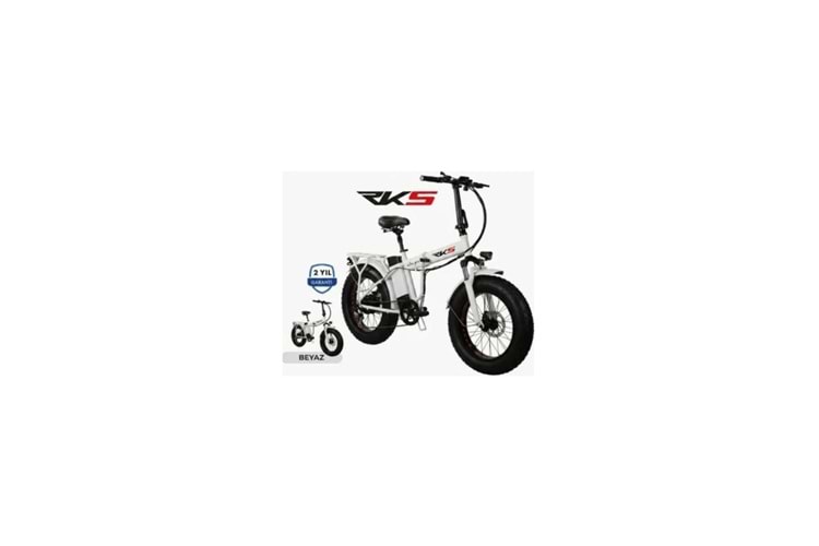 RKS Nitro 250W Katlanabilir Elektrikli Bisiklet Beyaz