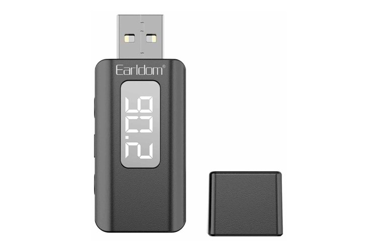 Earldom BR17 BT 5.3 SD Kart ve Aux Çıkışlı Arama Destekli Dijital Ekranlı 2in1 USB FM Transmitter