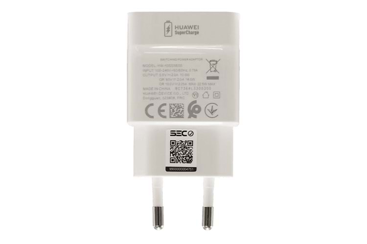HUAWEİ SuperCharge Wall Charger Max 22.5W Adaptör+Kablo Beyaz