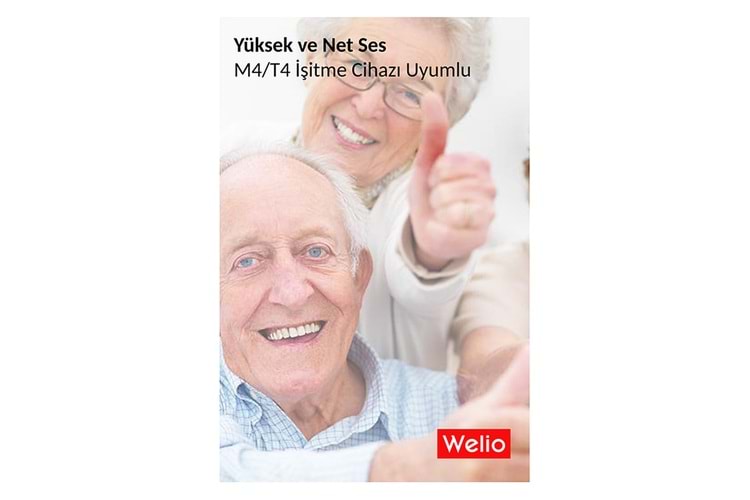 Welio Wkey T100 Siyah Tuşlu Cep Telefonu (KVK GARANTİLİ)