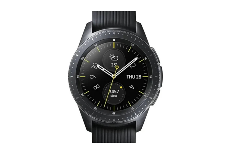 SAMSUNG GALAXY WATCH 12 AY GARANTİLİ TEŞHİR SİYAH/MAVİ