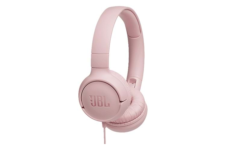 JBL T500BLU Pembe Kulak Üstü Kulaklık 3.5mm Jack 24 Ay Garantili