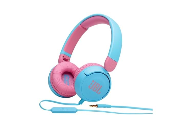 JBL JR310 Kablolu Kulak Üstü Kulaklık 3.5mm Jack Mavi 24 Ay Garantili
