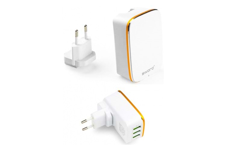 Sword 3 USB Bağlantılı 3.4 A Adaptör