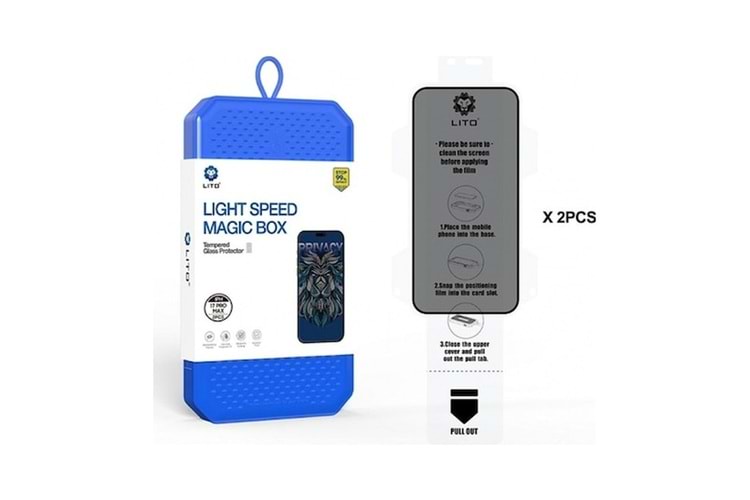 LİTO D+ Ultra Anti-Reflective Full Glass Ekran Koruyucu iPhone 16 Pro