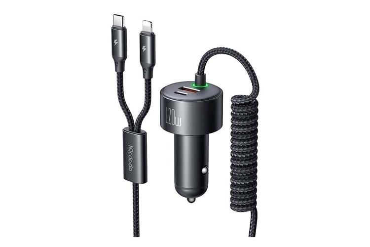 Mcdodo CC-0370 120W 4 Portlu PD PPS Araç Şarj Cihazı - Siyah