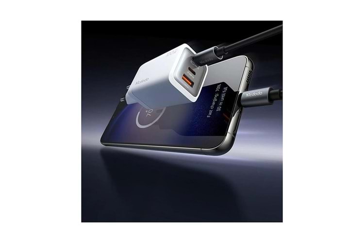 Mcdodo CH-0120 GaN Serisi 100W 2C1A Mini GaN Şarj Cihazı (EU Plug – Beyaz)