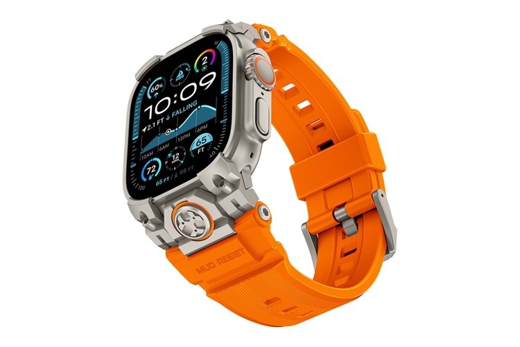 Apple Watch Ultra 49mm Mohseven iWatch Armor Silikon Kordon