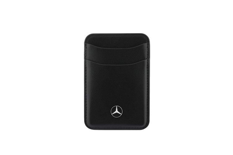 Mercedes Benz Orjinal Lisanslı Yeni Nesil 2 Hazneli Metal Logolu Deri Magnetik Kartlık
