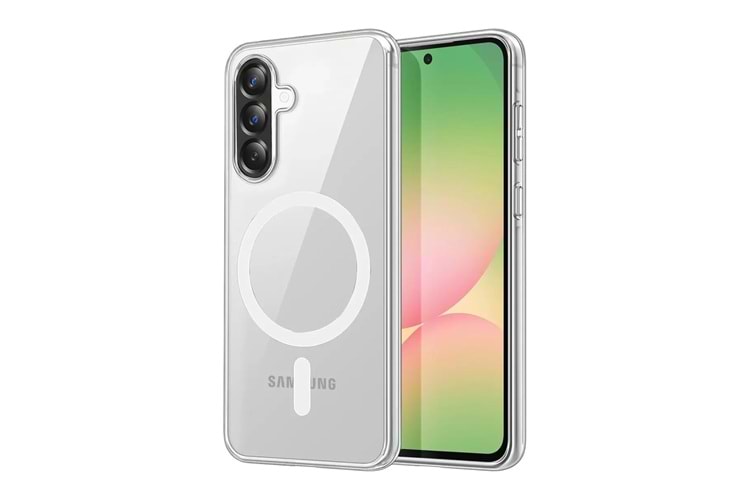 Newface Samsung Galaxy A27 5G Combo Sert Şeffaf Magsafe Kapak - Şeffaf