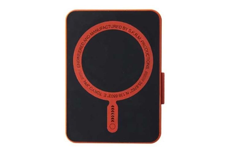 Skinarma Mirage Magnetic Card Holder With Grip-Stand Spunk Orange
