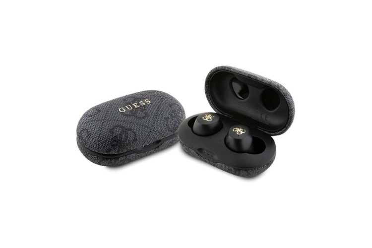 Guess Orjinal Lisanslı Klasik Metal Yazı Logolu TWS Kulak İçi Bluetooth Kulaklık