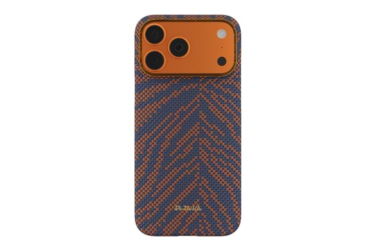 Apple iPhone 17 Pro Max Kılıf M-safe Şarj Özellikli Aramid Fiber Pitaka Breath of Veins Serisi Kapak