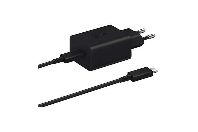SAMSUNG EP-T4511X TypeC Hızlı Şarj Aleti (Başlık + Kablo) (45W) Siyah
