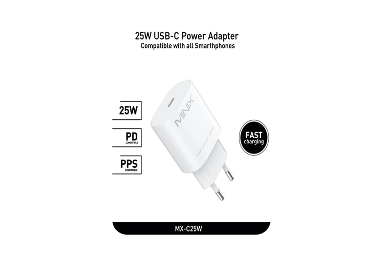 MİNİX 25W USB-C POWER ADAPTER