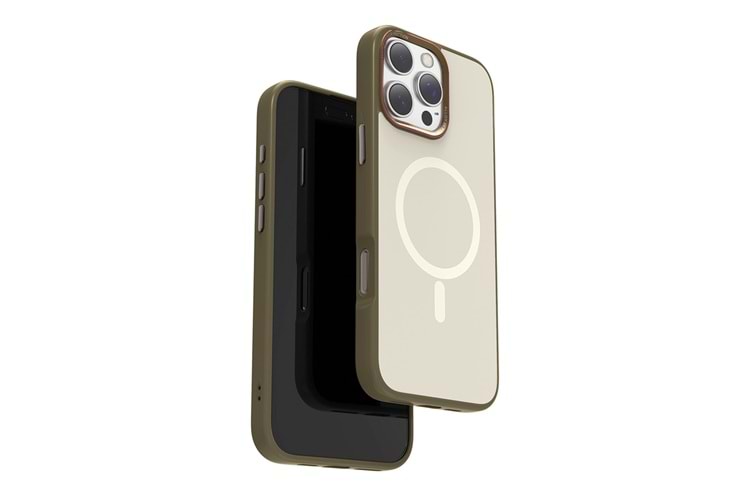URR Apple iPhone 16 Pro Max Matte Pure Glass Magsafe Kapak