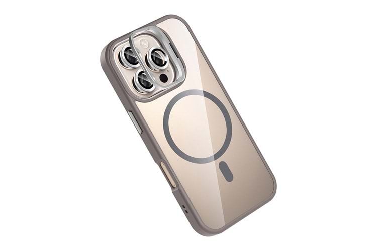 Joko Apple iPhone 16 Pro Max Remim Lensli Magsafe Standlı Kapak