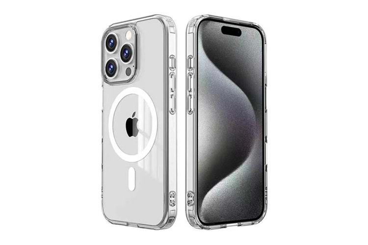 Yesido Apple iPhone 16 Pro Max PC03 Ace Şeffaf Magsafe Kapak - Şeffaf