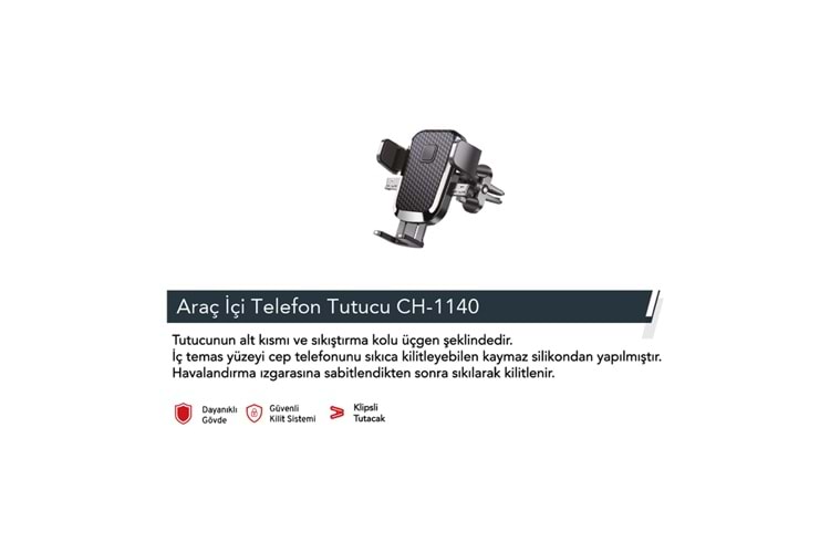 İTHİNK ARAÇ İÇİ TELEFON TUTUCU CH-1140