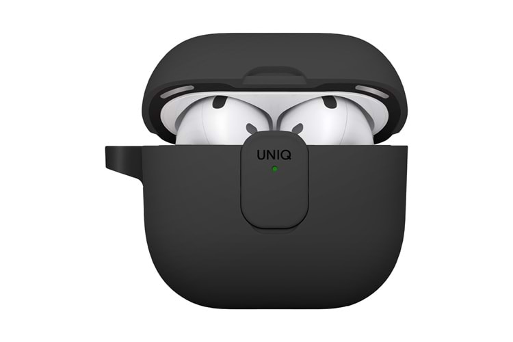 Uniq Airpods 4 (4.nesil) Clyde Kilitli Kılıf - Siyah