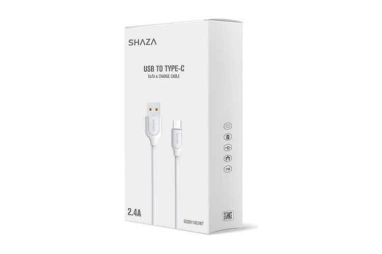 SHAZA TYPCE-C TO USB ŞARJ KABLOSU SG2003UC/WT