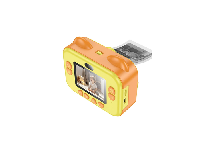 HOCO DV204 IPS HD Ekranlı Çift Kameralı Fotoğraf Çıkartma Özellikli Çocuk Kamerası