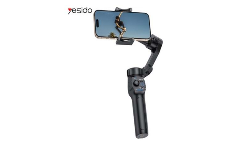 Yesido SF27 360 Derece Ayarlanabilir Tripodlu BT Selfie Gimbal - Siyah