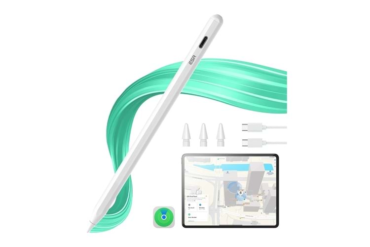 ESR Geo iPad için Apple Find My Özellikli Dijital Dokunmatik Kalem