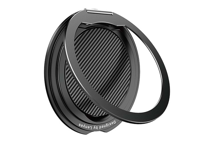 Lenyes CR212 Aramid Fiber 360 Derece Dönebilen Magnetik Ring Stand Telefon Tutucu