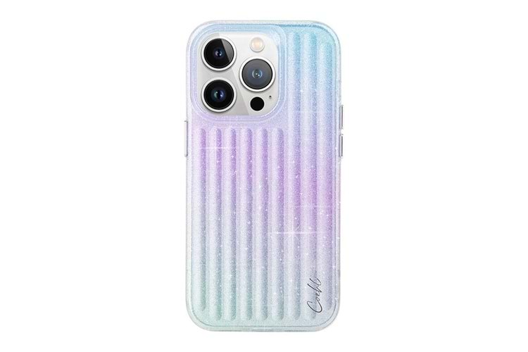 Apple iPhone 15 Pro Kılıf Parlayan Arka Yüzey Coehl Linear Kapak