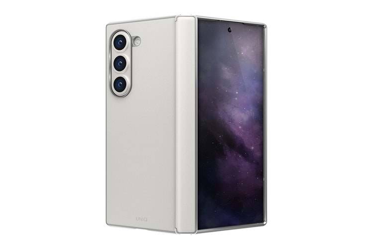 Uniq Samsung Galaxy Z Fold 6 Ora Katlanabilir Deri Kapak