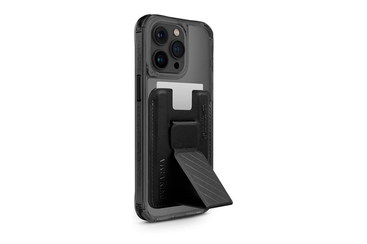 Apple iPhone 15 Pro Kılıf SkinArma Şeffaf M-safe Şarj Özellikli Kado Kartlıklı Saido Kapak