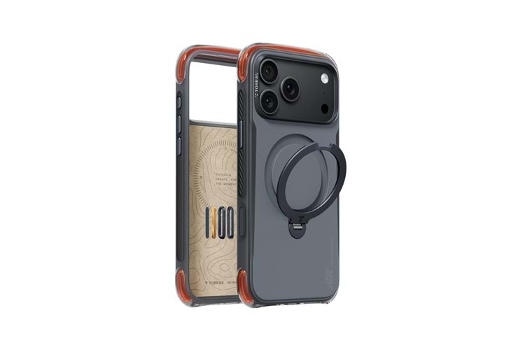 Torras Apple iPhone 18 Pro Max Ostand Q3 Air Pro Standlı Magsafe Kapak