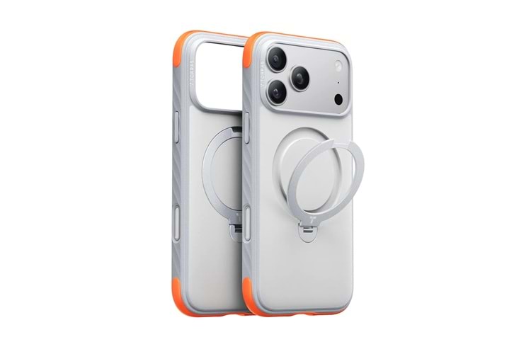 Torras Apple iPhone 18 Pro Ostand Q3 Rugg Standlı Magsafe Kapak