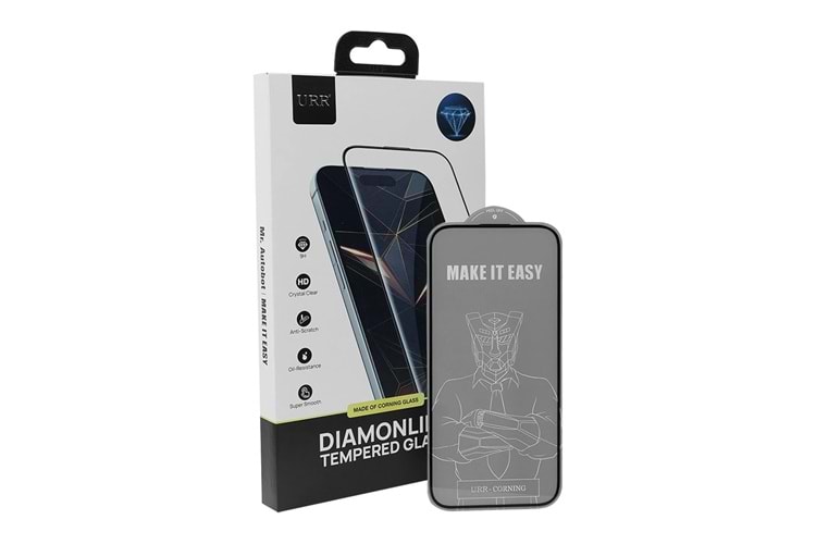 URR Apple iPhone 17 Air Diamonlike Corning Glass 3X Shatterproof Sapphire Cam Ekran Koruyucu
