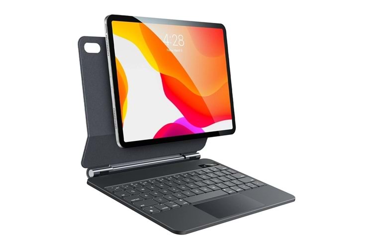 Yesido Apple KB24 iPad 2022 10.9 (10.nesil) Tecno Klavyeli Tablet Kılıfı - Siyah