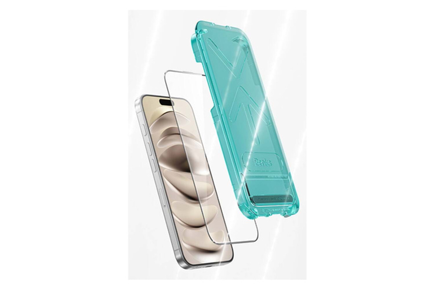 Benks Glasswarrior Hd Screen Protector İphone 16 Plus / 15 Plus / 14 Promax Ekran Koruyucu